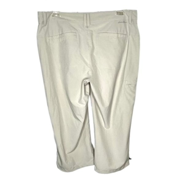 Eddie Bauer Cinchable Rainier Capris - Pumice - 12 - Picture 5 of 9